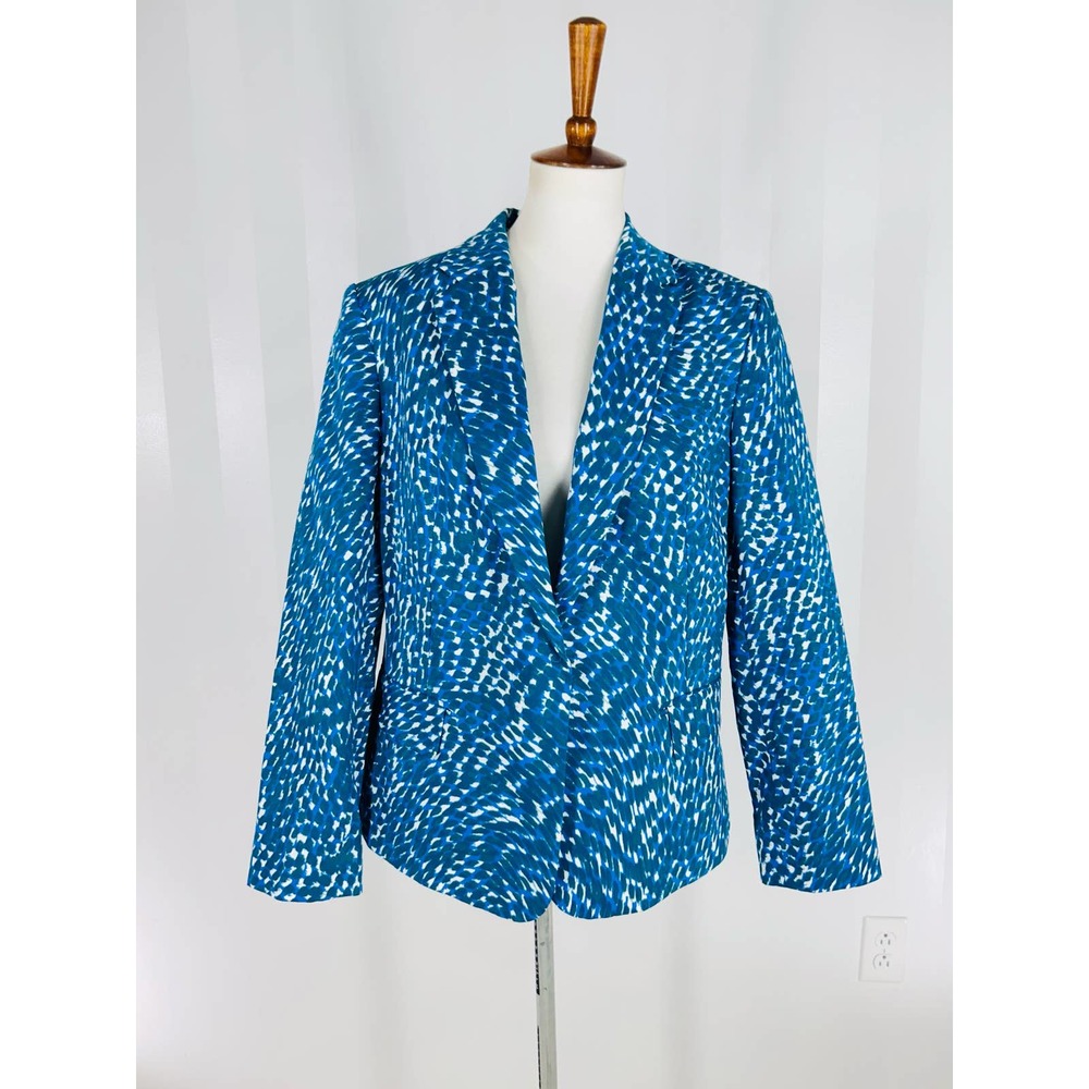 JONES NEW YORK Women’s Blue/Teal Blazer Sz 16